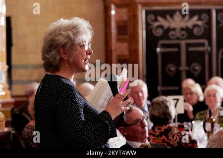 Lucy Lethbridge au déjeuner Oldie lit 15-11-22 Neil Spence Photography; The Liberal Club; Banque D'Images