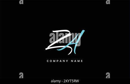 ZA, AZ Abstract Letters logo Monogram Illustration de Vecteur