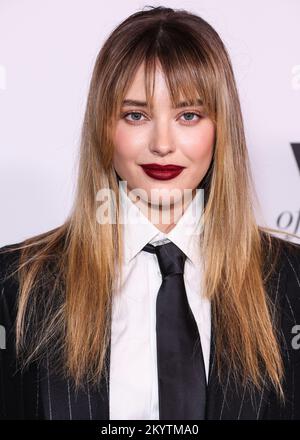 Los Angeles, États-Unis. 01st décembre 2022. LOS ANGELES, CALIFORNIE, États-Unis - DÉCEMBRE 01 : l'actrice australienne Katherine Langford arrive à l'Oréal Paris 'Women of Worth Celebration 2022 qui s'est tenue à l'Ébell de Los Angeles sur 1 décembre 2022 à Los Angeles, Californie, États-Unis. (Photo de Xavier Collin/image Press Agency) Credit: Image Press Agency/Alay Live News Banque D'Images