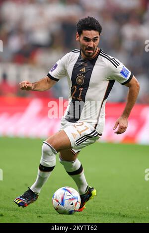 Coupe du monde de la FIFA Qatar 2022 match du Groupe E entre le Costa Rica et l'Allemagne au stade Al Bayt sur 01 décembre 2022 à Al Khor, Qatar. Costa Rica Deutschland 2:4 Ilkay Guendogan d'Allemagne Fussball WM 2022 au Qatar coupe du monde de football de la FIFA 2022 © diebilderwelt / Alay stock Banque D'Images