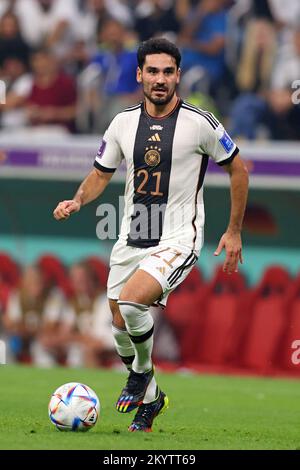 Coupe du monde de la FIFA Qatar 2022 match du Groupe E entre le Costa Rica et l'Allemagne au stade Al Bayt sur 01 décembre 2022 à Al Khor, Qatar. Costa Rica Deutschland 2:4 Ilkay Guendogan d'Allemagne Fussball WM 2022 au Qatar coupe du monde de football de la FIFA 2022 © diebilderwelt / Alay stock Banque D'Images