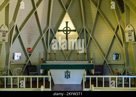 Église épiscopale Saint-Michel et tous les Anges, Periwinkle Way, Sanibel, Floride Banque D'Images