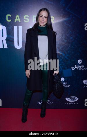 Mexico, Mexique. 1st décembre 2022. Paulina Mercado assiste au tapis rouge du tennis Fest Rafael Nadal V. Casper Ruud à la bague de la Mexico. Sur 1 décembre 2022 à Mexico, Mexique. (Image de crédit : © Jorge Gonzalez/eyepix via ZUMA Press Wire) Banque D'Images