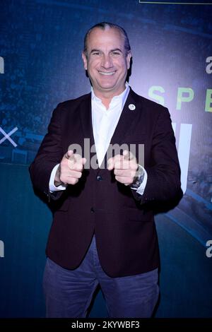 Mexico, Mexique. 01st décembre 2022. Patricio Cabezut assiste au tapis rouge de tennis Fest Rafael Nadal V. Casper Ruud à l'arène la Mexico. Sur 1 décembre 2022 à Mexico, Mexique. (Photo de Jorge Gonzalez/ Groupe Eyepix) (photo d'Eyepix/NurPhoto) crédit: NurPhoto/Alamy Live News Banque D'Images