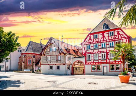 Hôpital Heilig Geist, Bensheim, Hessen, Allemagne Banque D'Images