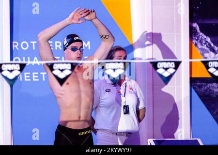 ROTTERDAM, PAYS-BAS - DÉCEMBRE 2: Jesse met en compétition dans les hommes, 50m BacktStroke, finales pendant le RQM Rotterdam qualification rencontre - jour 2 à Zwemcentrum Rotterdam sur 2 décembre 2022 à Rotterdam, pays-Bas (photo de Jeroen Meuwsen/Orange Pictures) Maison du sport crédit: Orange Pics/BV Alay Live News Banque D'Images