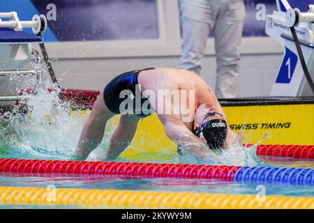 ROTTERDAM, PAYS-BAS - DÉCEMBRE 2: Jesse met en compétition dans les hommes, 50m BacktStroke, finales pendant le RQM Rotterdam qualification rencontre - jour 2 à Zwemcentrum Rotterdam sur 2 décembre 2022 à Rotterdam, pays-Bas (photo de Jeroen Meuwsen/Orange Pictures) Maison du sport crédit: Orange Pics/BV Alay Live News Banque D'Images