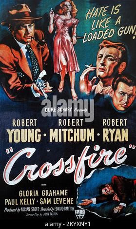 CROSSFIRE 1947 RKO radio Pictures film Banque D'Images