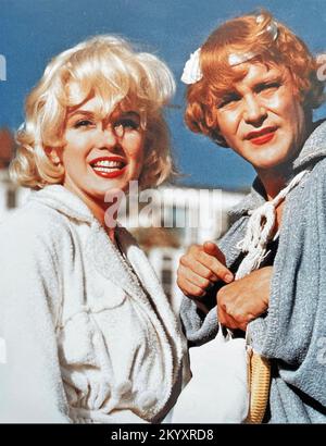 CERTAINS AIMENT LE FILM HOT 1959 United Artists avec Marilyn Monroe et Jack Lemmon Banque D'Images