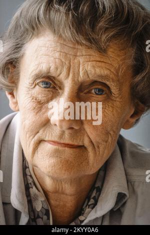 Astrid Lindgren portrait, auteur d'un livre pour enfants Banque D'Images