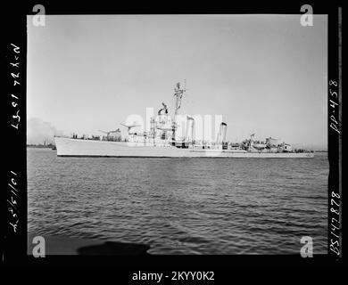 DD-458 Macomb , navires, navires de la marine, bateaux, Histoire navale, Marine Banque D'Images