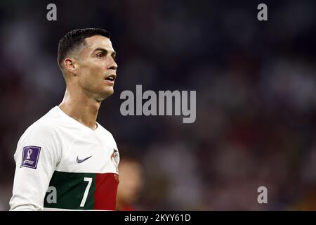 Qatar. 02nd décembre 2022. DOHA - Cristiano Ronaldo du Portugal pendant la coupe du monde de la FIFA Qatar 2022 Groupe H match entre la Corée du Sud et le Portugal au stade de la ville d'éducation sur 2 décembre 2022 à Doha, Qatar. AP | Dutch Height | MAURICE DE PIERRE crédit: ANP/Alay Live News Banque D'Images