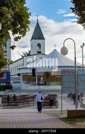 Bosnie Hezegovina, 10 01 2013, église Saint-Jacques à Medjugorje Banque D'Images