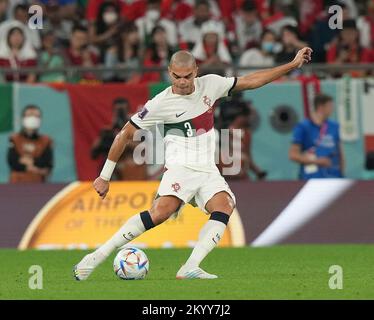 12/02/2022, Education City Stadium, Doha, QAT, coupe du monde FIFA 2022, Groupe H, Corée du Sud contre Portugal, dans l'image le défenseur du Portugal Pepe Banque D'Images