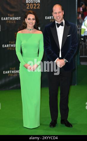 2 décembre 2022. Boston, États-Unis. Le Prince et la Princesse de Galles arrivant à la cérémonie de remise des prix Earthshot au MGM Music Hall, Fenway crédit: Doug Peters/EMPICS/Alamy Live News Banque D'Images