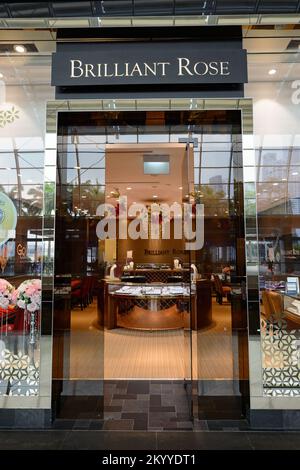 Singapour - novembre 08, 2015 : l'intérieur de The Shoppes at Marina Bay Sands. The Shoppes at Marina Bay Sands est l'un des plus grands de Singapour luxury shopp Banque D'Images