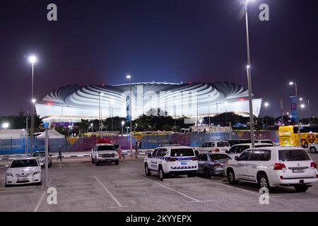 Al Wakrah, Qatar. 02nd décembre 2022. Une vue générale du stade Al Janoub lors de la coupe du monde de la FIFA, Qatar 2022 Group H match entre le Ghana et l'Uruguay au stade Al Janoub à Al Wakrah, Qatar sur 2 décembre 2022 (photo par Andrew Surma/ Credit: SIPA USA/Alamy Live News Banque D'Images
