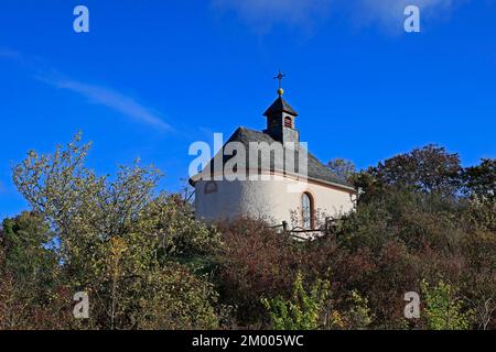 Kleiner Kalmit Chapel 2022 Near Landau in der Pfalz, Southern Wine route, Forêt du Palatinat, Rhénanie-Palatinat, Allemagne, Europe Banque D'Images