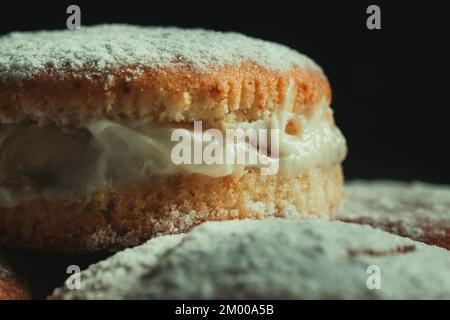 Photos de gros plan des beignets allemands Banque D'Images