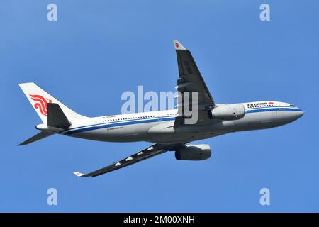 Préfecture de Chiba, Japon - 05 mai 2019 : avion de passagers Airbus A330-200 (B-6549) d'Air China. Banque D'Images