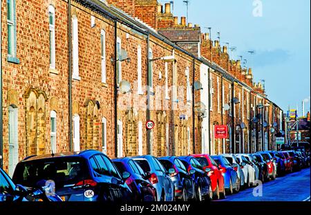 Scarborough Terrace, Bootham, York, Angleterre Banque D'Images