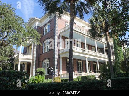 Vue sur le manoir Williams à Charleston, Caroline du Sud Banque D'Images