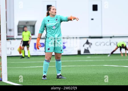 PALMA CAMPANIA, ITALIE - DÉCEMBRE 03: Amanda Tampieri de Sampdoria femmes en action pendant les femmes série Un match entre les femmes Pomigliano CF et les femmes Sampdoria au Stadio Comunale sur 03 décembre 2022 à Palma Campania, Italie - photo par Nicola Ianuale crédit: Nicola Ianuale/Alay Live News Banque D'Images