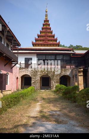 Musée culturel Nyaung Shwe Inle Lake Myanmar Banque D'Images