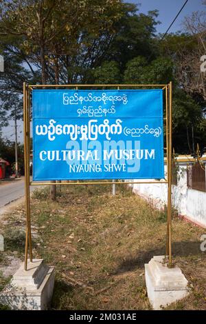 Musée culturel Nyaung Shwe Inle Lake Myanmar Banque D'Images