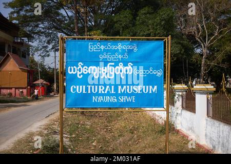 Musée culturel Nyaung Shwe Inle Lake Myanmar Banque D'Images