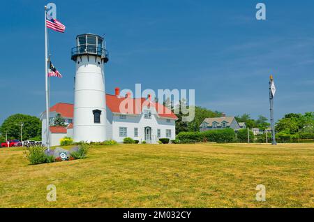 Phare de Chatham. Chatham, Massachusetts. Cape Cod Banque D'Images