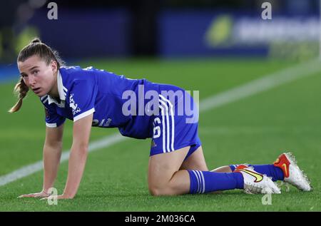 Leicester, Royaume-Uni. 3rd décembre 2022. Carrie Jones de Leicester City pendant le match de la Super League des femmes de la FA au King Power Stadium de Leicester. Crédit photo à lire : Darren Staples/Sportimage crédit : Sportimage/Alay Live News Banque D'Images