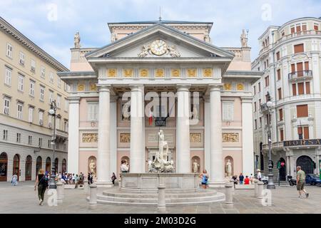 Bâtiment de la Bourse (1802), Piazza della Borsa, Trieste, région Friuli Venezia Giulia, Italie Banque D'Images