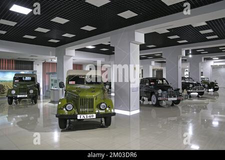 GAZ-69 (1964), Musée polytechnique, avenue Amir Temur, Centre de Tachkent, province de Tachkent, Ouzbékistan, Asie centrale Banque D'Images