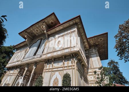 Istanbul, Turquie - 1 octobre 2022 : Pavillon Abdulmecid Efendi, ancien manoir de luxe ottoman traditionnel. Aujourd'hui utilisé pour les expositions d'art Banque D'Images