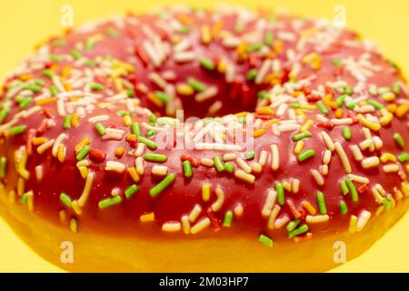 Photo macro en anneau rose. Asperges multicolores Banque D'Images