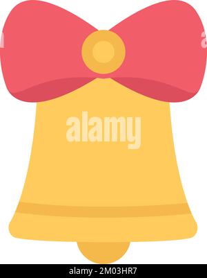 les icônes de noël , cloche Illustration de Vecteur