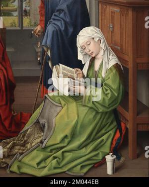 The Magdalen Reading par le peintre néerlandais Rogier van der Weyden à la National Gallery, Londres, Royaume-Uni Banque D'Images