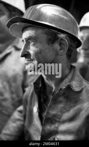 Avec le dernier chien, la mine de charbon Waltrop a mis fin à son alimentation en charbon dans le champ de houille le 29.06.1979 à Dortmund-Waltrop, DEU, Allemagne, Dortmund, Europe Banque D'Images