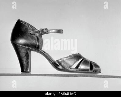 La mode des femmes en 1950s. La chaussure de l'année 1950. Suède 1950 réf. i508 Banque D'Images