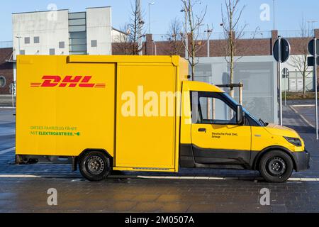 DHL StreetScooter Gigabox Banque D'Images