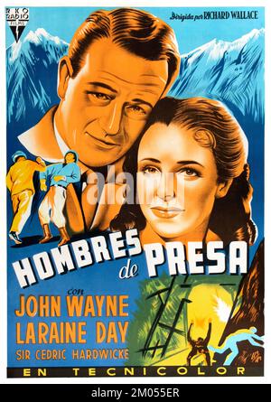 JOHN WAYNE et LALAINE DAY à TYCOON (1947), dirigé par RICHARD WALLACE. Crédit : RKO RADIO / Album Banque D'Images