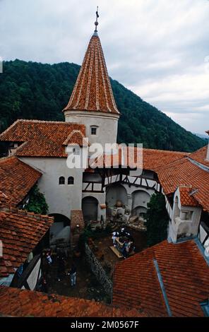 Roumanie. Transylvanie. Château de Bran. Banque D'Images