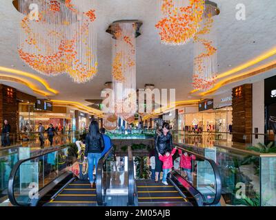 Macao, 10 2013 FÉVRIER - vue intérieure de l'hôtel Londoner Banque D'Images