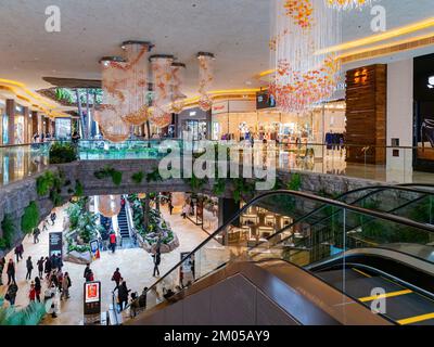 Macao, 10 2013 FÉVRIER - vue intérieure de l'hôtel Londoner Banque D'Images