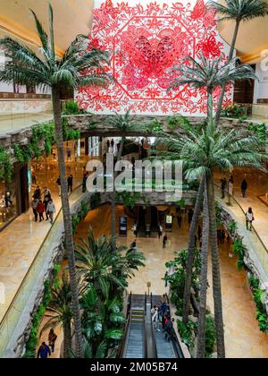 Macao, 10 2013 FÉVRIER - vue intérieure de l'hôtel Londoner Banque D'Images