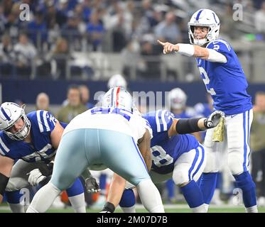 Arlington, États-Unis. 04th décembre 2022. Indianapolis Colts q dCowboySuring leur match NFL au AT&T Stadium d'Arlington, Texas, dimanche, 4 décembre 2022. Photo de Ian Halperin/UPI crédit: UPI/Alay Live News Banque D'Images