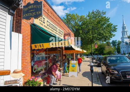 The Cheese Shop au 29 Walden Street, près de main Street, dans le centre-ville historique de Concord, Massachusetts ma, Etats-Unis. Banque D'Images