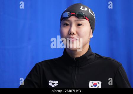 Tokyo, Japon. 4th décembre 2022. Jeong Soeun natation : Japon Open 2022 Women's 50m Freestyle final au Centre International de natation de Tatsumi à Tokyo, Japon . Credit: AFLO SPORT/Alay Live News Banque D'Images