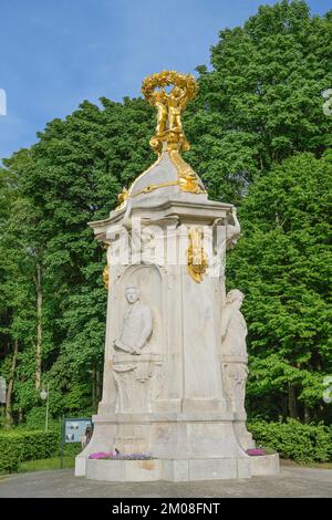 -Beethoven-Haydn Mozart-Denkmal, Tiergarten, Berlin, Deutschland Banque D'Images